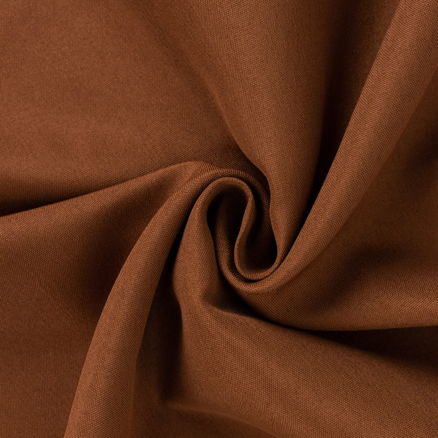 54inch x 10 Yards Cinnamon Brown Polyester Fabric Bolt, DIY Craft Fabric Roll#whtbkgd