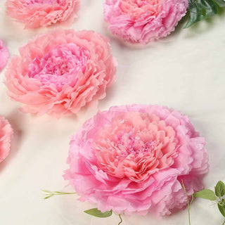 Enhance Your Event Decor with Blush Pink Carnation Paper Flowers