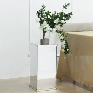 Add a Touch of Elegance with the Silver Mirror Finish Acrylic Display Box