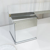 46x12inch Silver Acrylic Table Top Bridge for Rectangular Pillar Pedestal Stands