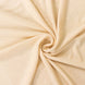 Set of 5 Beige Rectangular Stretch Fitted Pedestal Pillar Prop Covers#whtbkgd