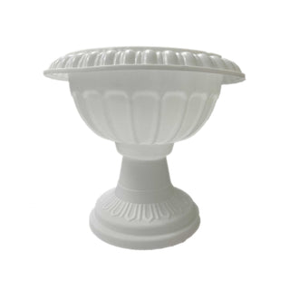 Create a Roman Inspired Ambiance with Off White Pedestal Column Flower Plant Stands