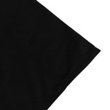 Black Scuba Polyester Event Curtain Drapes, Inherently Flame Resistant Backdrop Event Panel Wrinkle