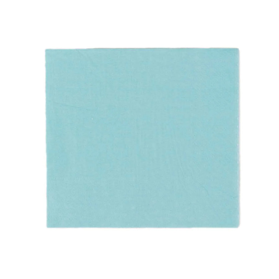50 Pack 5"x5" Blue Soft 2-Ply Disposable Cocktail Napkins, Paper Beverage Napkins#whtbkgd