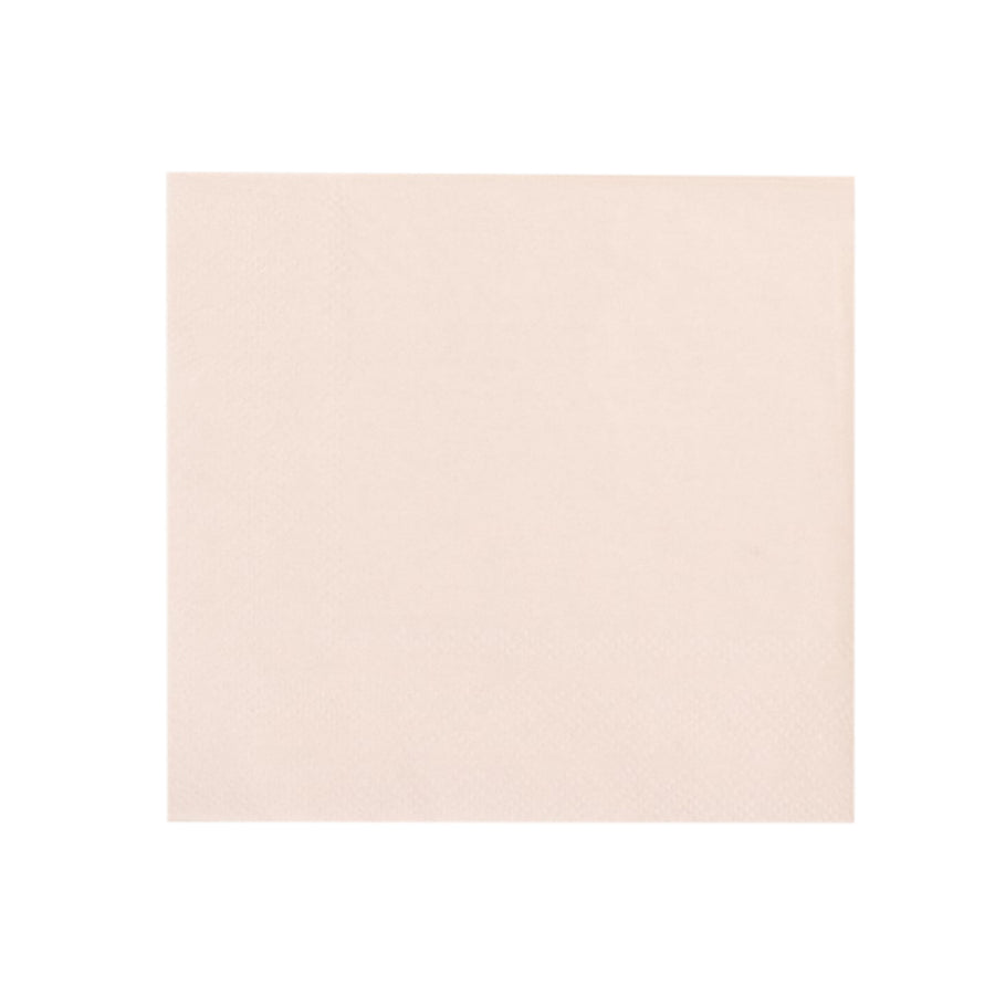 50 Pack 5x5inch Blush Soft 2-Ply Disposable Cocktail Napkins, Paper Beverage Napkins#whtbkgd
