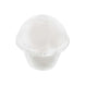 50 Pack Clear Dome Lid Disposable Ice Cream Fruit Cups, 7oz Plastic Pudding Dessert Parfait#whtbkgd