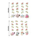 8 Pack Double Sided Floral Tea Party Paper Garland 40inch Pre-Assembled Mixed Teapot Banner