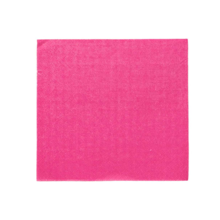 50 Pack Fuchsia Soft 2-Ply Disposable Cocktail Napkins, Paper Beverage Napkins 18 GSM#whtbkgd