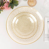 Versatile and Convenient Gold Rim Plates for Any Occasion