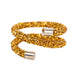 4 Pack Gold Rhinestone Swirl Napkin Rings, Sparkle Cloth Napkin Holders