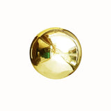 Gold Stainless Steel Shiny Mirror Gazing Ball, Reflective Hollow Garden Globe Spheres#whtbkgd