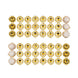 10 Pack Gold Sunflower Diamond Rhinestones Napkin Holders With Velcro, Elegant Wedding Napkin Rings