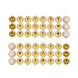 10 Pack Gold Sunflower Diamond Rhinestones Napkin Holders With Velcro, Elegant Wedding Napkin Rings