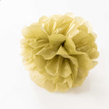 6 Pack 6" Gold Paper Tissue Fluffy Pom Pom Flower Balls