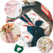 2 Pack 6yds Hunter Emerald Green Silk-Like Chiffon Ribbon Roll, DIY Wedding Bouquet