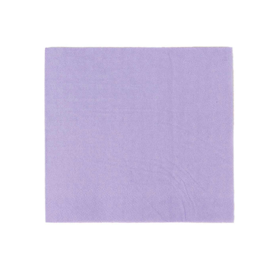 50 Pack Lavender Lilac Soft 2-Ply Disposable Cocktail Napkins, Paper Beverage Napkins 18 GSM#whtbkgd