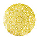 50 Pack Metallic Gold Medallion Style Paper Lace Doilies, 12inch Round Disposable Placemats#whtbkgd