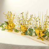 6 Pack Metallic Gold Star Foil Spray Centerpiece Table Decoration