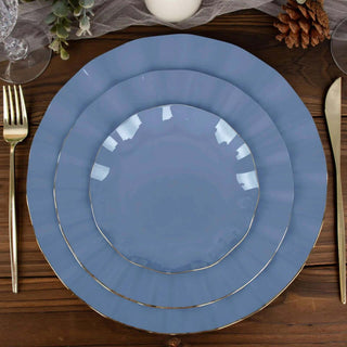 Elevate Your Event with Ocean Blue Disposable Salad Plates