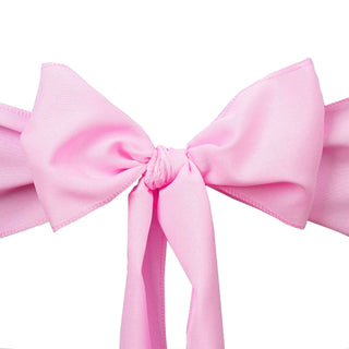 Add a Touch of Elegance with Pink Polyester Chair Sashes