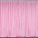 2 Pack Pink Scuba Polyester Curtain Panel Durable Flame Resistant Backdrops Wrinkle Free With Rod