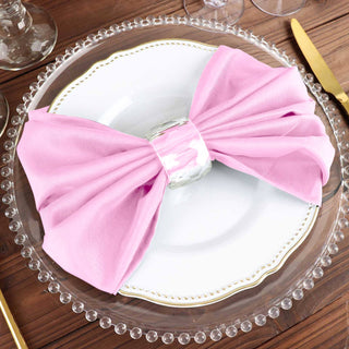 The Perfect Pink Linen Napkins for Your Event Decor
