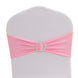 5 pack | 5"x14" Pink Spandex Stretch Chair Sash with Silver Diamond Ring Slide Buckle