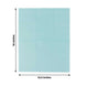 50 Pack 2 Ply Soft Baby Blue Disposable Party Napkins, Wedding Reception Dinner Paper