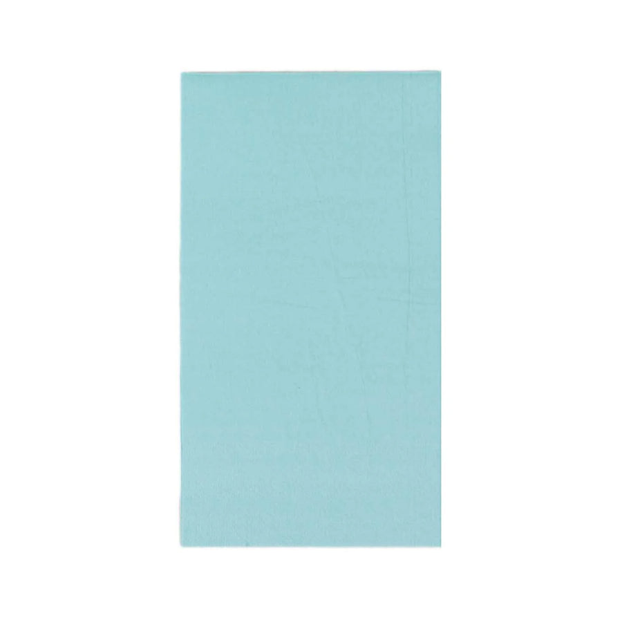 50 Pack 2 Ply Soft Baby Blue Disposable Party Napkins, Wedding Reception Dinner Paper#whtbkgd
