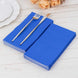 50 Pack 2 Ply Soft Royal Blue Disposable Party Napkins, Wedding Reception Dinner Paper Napkins