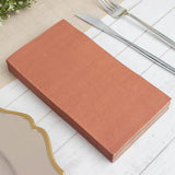 50 Pack 2 Ply Soft Terracotta (Rust) Wedding Reception Dinner Paper Napkins