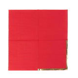 50 Pack Red Disposable Cocktail Napkins with Gold Foil Edge#whtbkgd