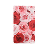 50 Pack Red Pink Rose Floral Design Disposable Paper Napkins Soft 2-Ply Elegant Floral#whtbkgd