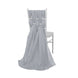 22inchx78inch Silver DIY Premium Designer Chiffon Chair Sashes