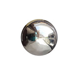 2 Pack Silver Stainless Steel Gazing Globe Mirror Ball, Shiny Hollow Garden Spheres#whtbkgd