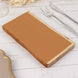 50 Pack Terracotta Soft 2 Ply Disposable Party Napkins with Gold Foil Edge, Dinner Paper Napkins
