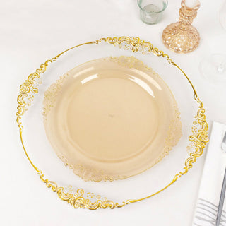 Stylish and Convenient Disposable Dinner Plates