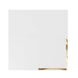 50 Pack White Disposable Cocktail Napkins with Gold Foil Edge#whtbkgd