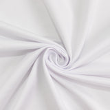 White Scuba Polyester Event Curtain Drapes, Inherently Flame Resistant Backdrop Event#whtbkgd 