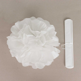 Create a Magical Atmosphere with White Tissue Paper Pom Poms