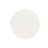 100 Pcs | 4inch Round White Lace Paper Doilies, Food Grade Paper