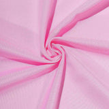 Pink Polyester Square Tablecloth 90inch#whtbkgd