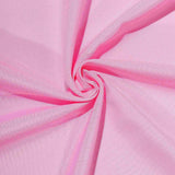 Pink Polyester Square Tablecloth 70"x70"#whtbkgd