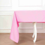 60x102inch Polyester Tablecloth - Pink