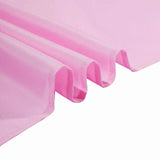 90inch Pink Seamless Square Polyester Table Overlay