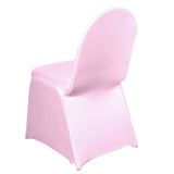 Pink Spandex Stretch Fitted Banquet Chair Cover - 160 GSM
