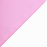 70inch Pink Square Polyester Table Overlay