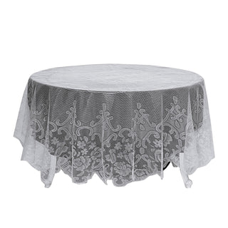 Elegant White Lace Tablecloth for a Timeless Touch