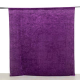 8feet Purple Premium Velvet Backdrop Stand Curtain Panel, Privacy Drape