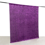 8feet Purple Premium Velvet Backdrop Stand Curtain Panel, Privacy Drape